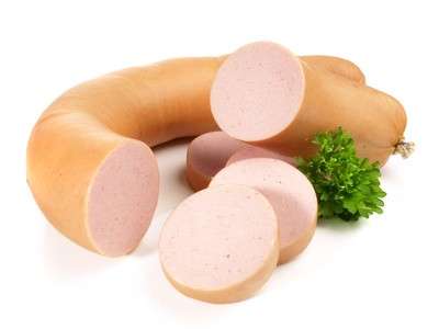 Fleischwurst im Ring, halber Ring
